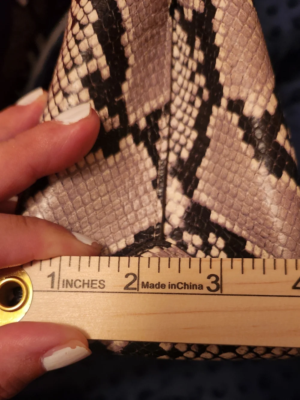 kate spade Snake-Print Beige and Black Satchel with Wallet And Crossbody Strap
